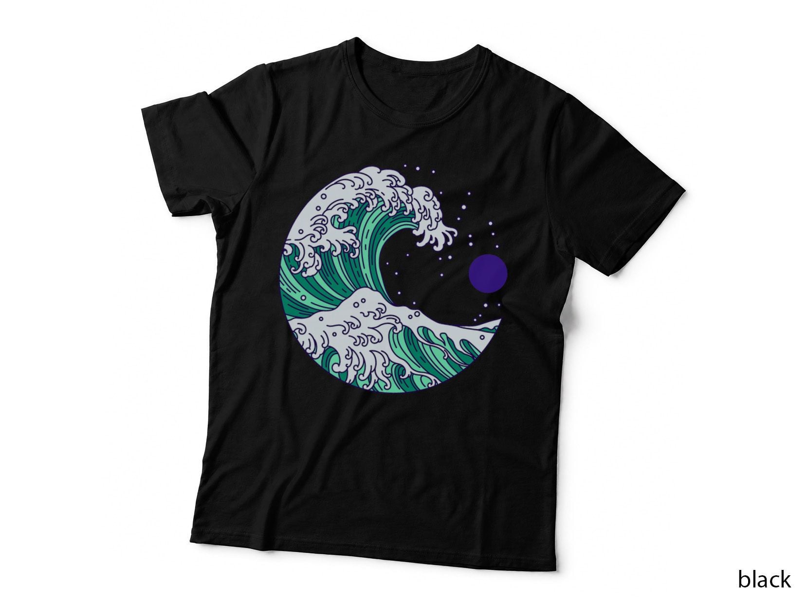 Gay Male Pride, Vincian Japanese Wave, Subtle LGBTQ Mlm Gift T-Shirt