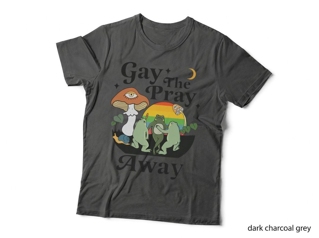Gay Pray Away LGBT Gay Frog Equality Pride Month T-Shirt