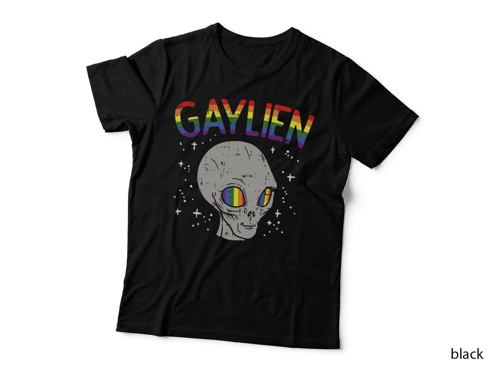 Gaylien Quote Space Pride Sexual Orientation Asexual Alien T-Shirt