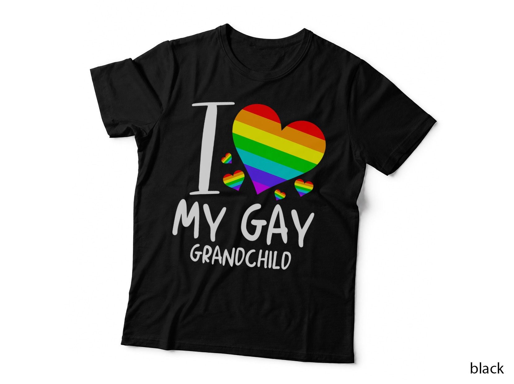 I Love My Gay Grandchild LGBT Month Family Proud T-Shirt
