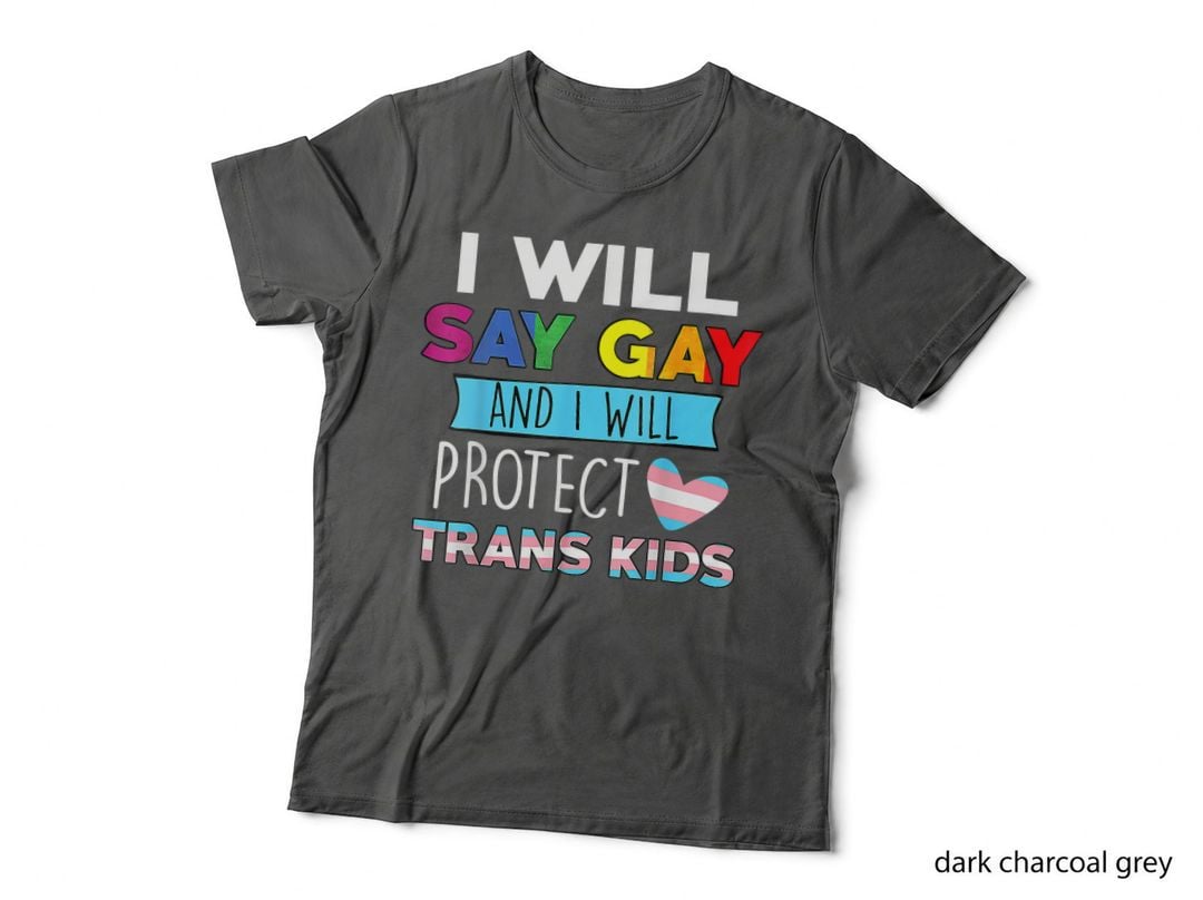 I Will Say Gay and I Will Protect Trans Kid, Trans Support T-Shirt