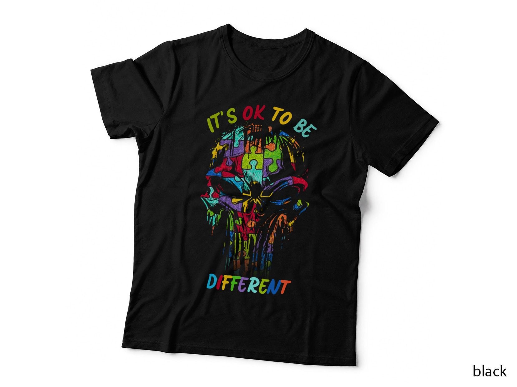 Its Ok to Be Different Shirt, Pride, Bold Colors, Support Shirt, Gift T-Shirt