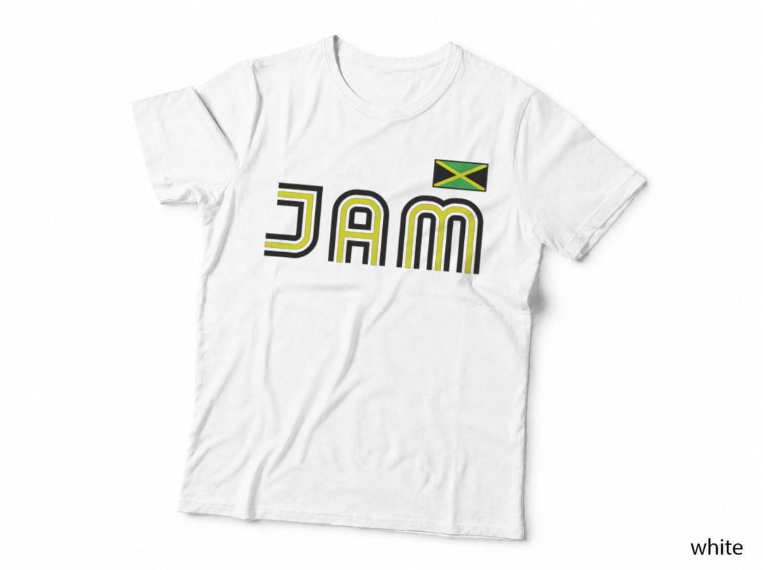 Jamaica Flag Retro International Country Jamaican Pride T-Shirt