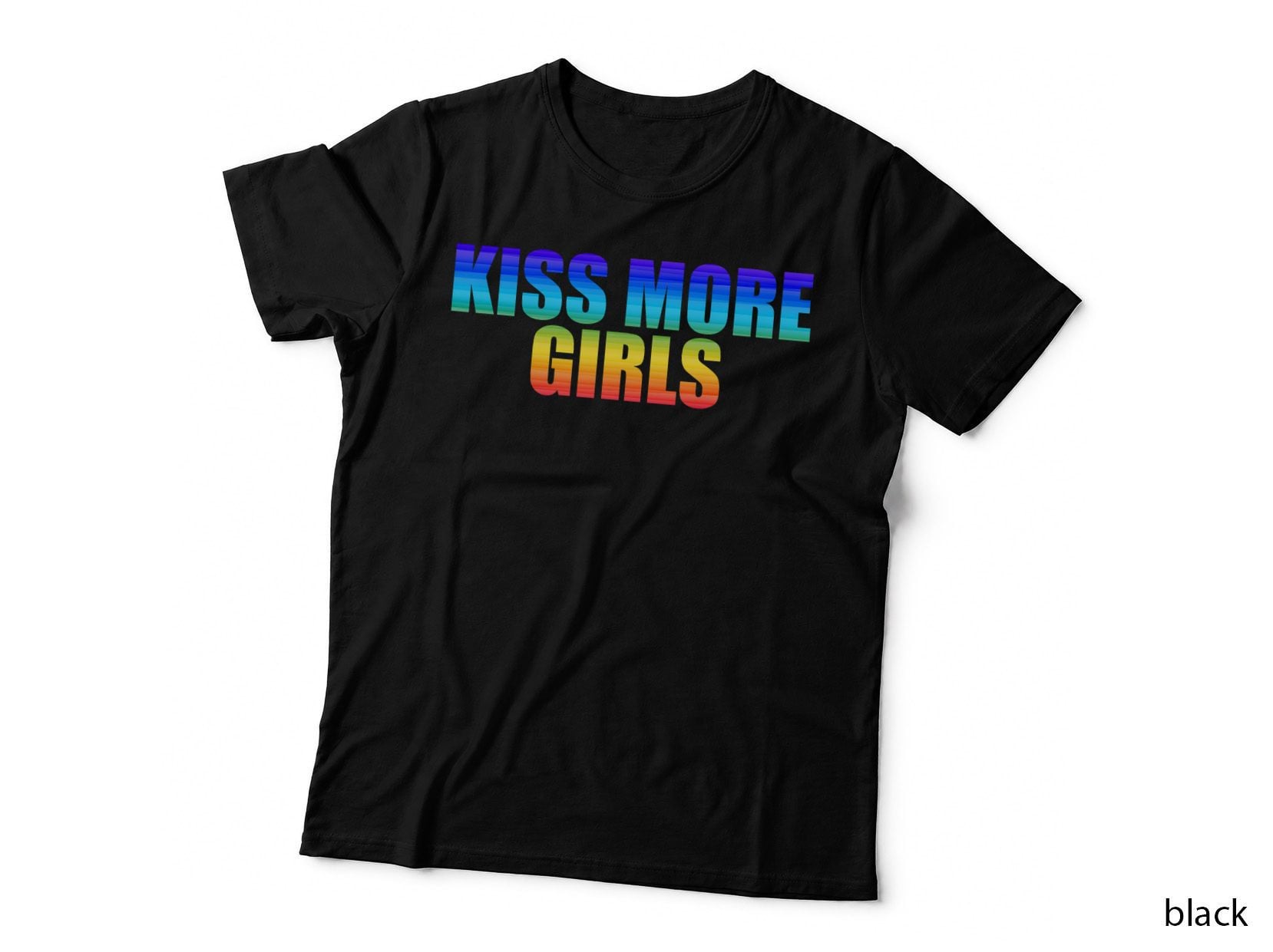 Kiss More Girls Pride, Gender, Sexuality LGBT T-Shirt
