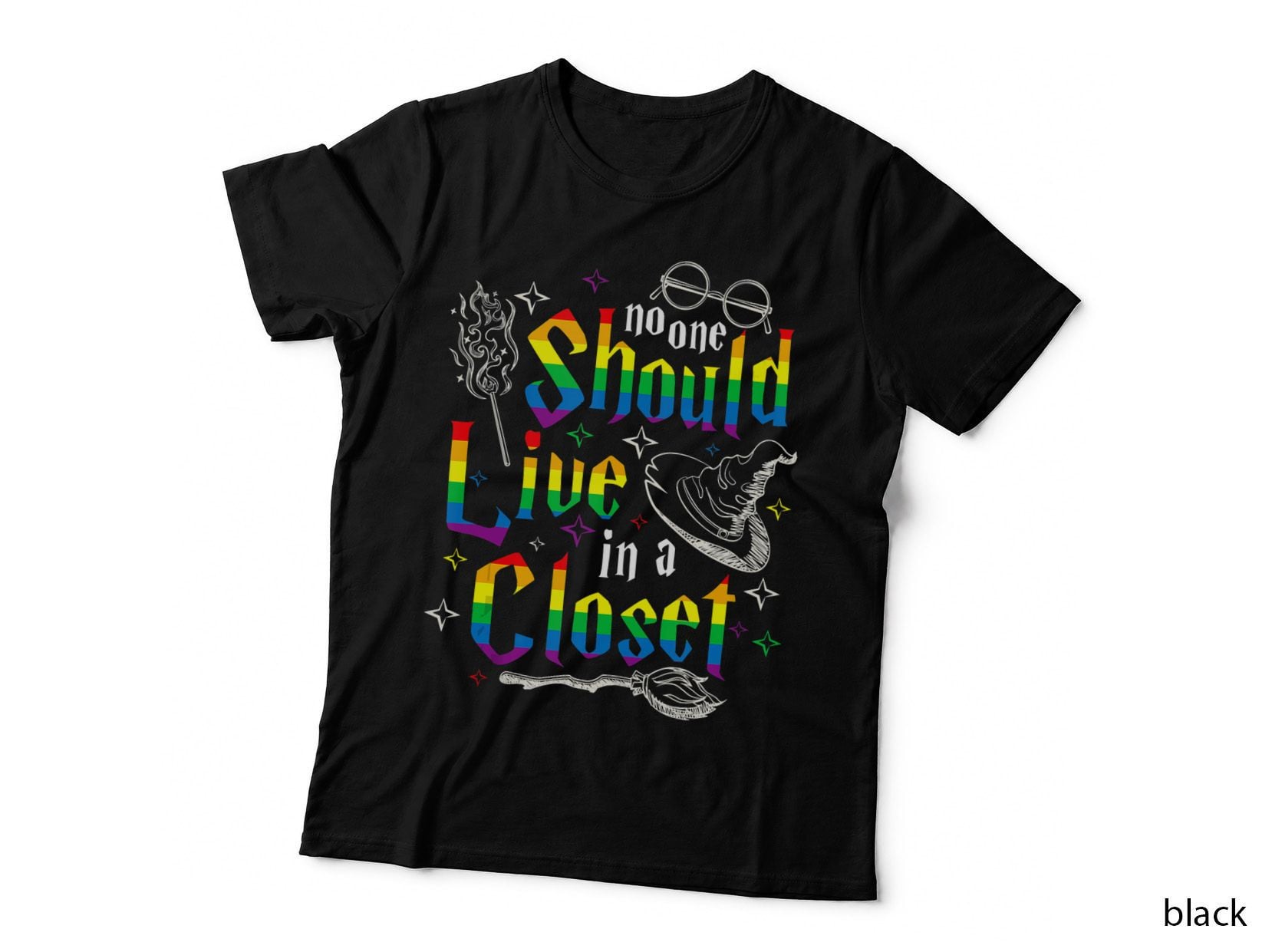 LGBT Ally Gay Pride Proud No One Should Live in a Closet, Gift T-Shirt