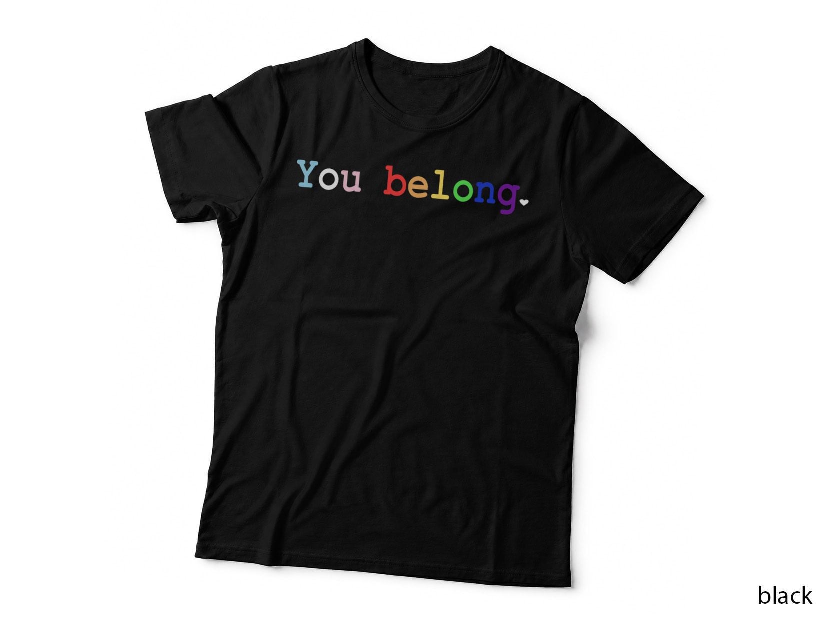 LGBT Pride Gifts LGBTQ+ Flag Gay Pride Month You Belong T-Shirt