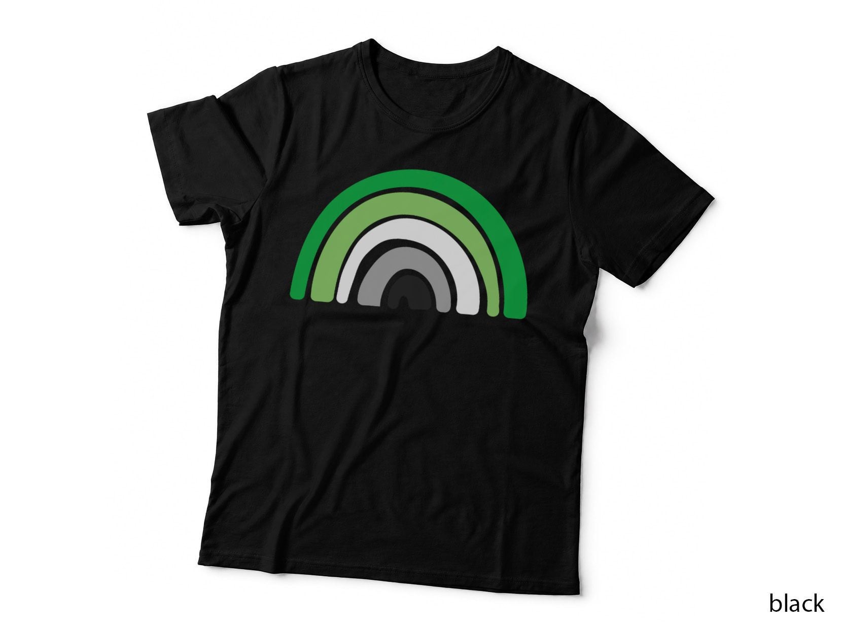 LGBTQ Aromantic Pride Flag - Lgbtqia+ Rainbow Aromantic T-Shirt