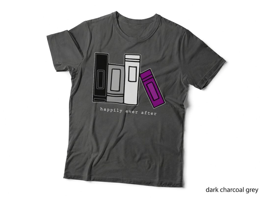 LGBTQ Asexual Pride Books Lgbtqia Pride Month Asexual T-Shirt