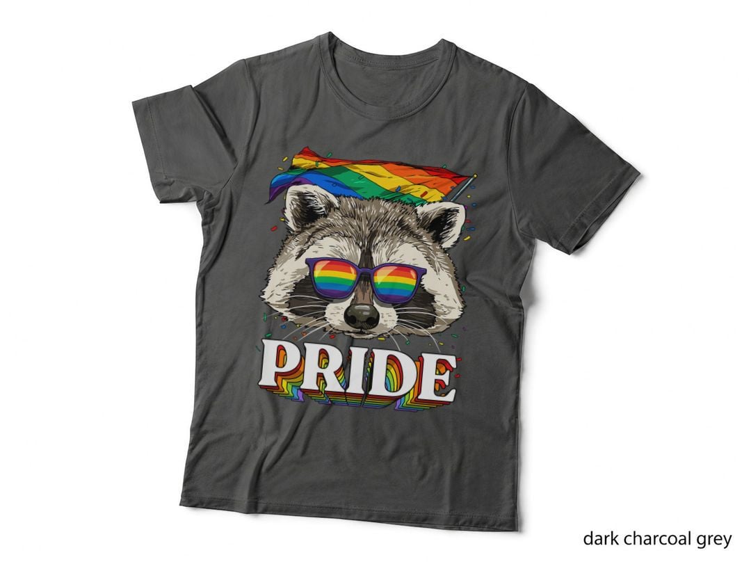LGBTQ Pride Raccoon Shirt Rainbow Flag LGBT Raccoon Lover T-Shirt