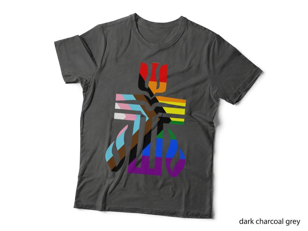 LGBTQ Progress Pride Presbyterian Cross Gay Trans Rainbow T-Shirt