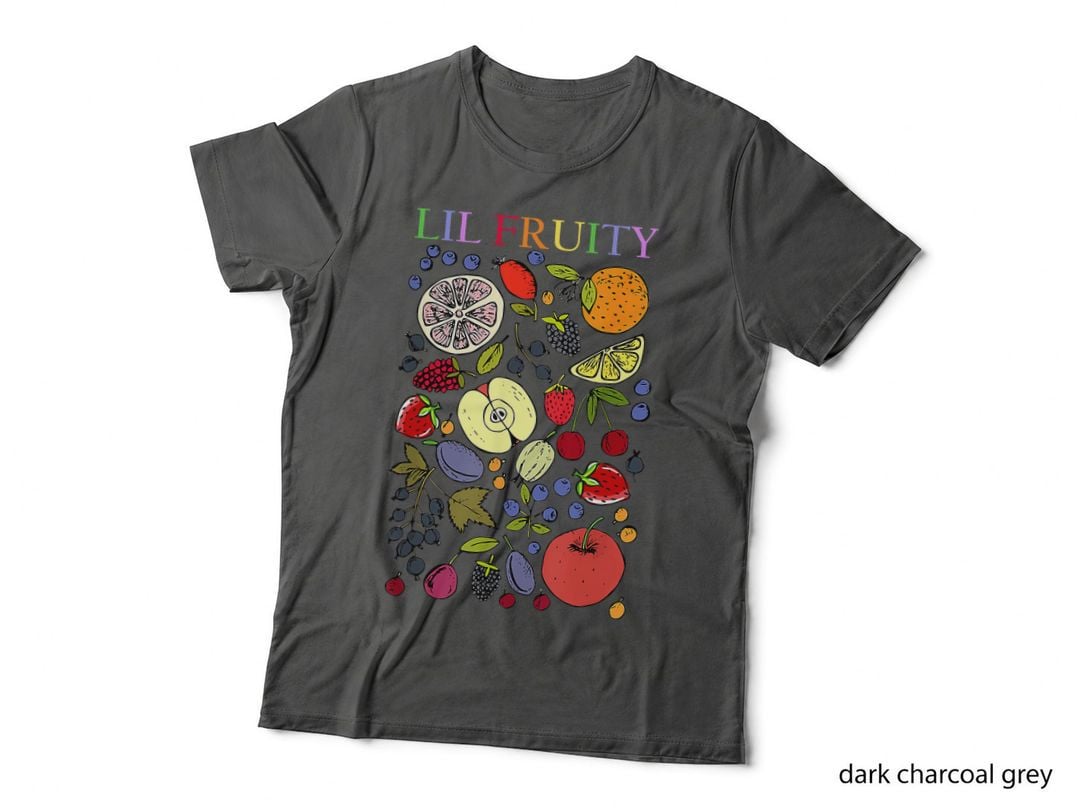 Lil Fruity Retro Style Fruits Lesbian Gay LGBTQ Pride Month T-Shirt