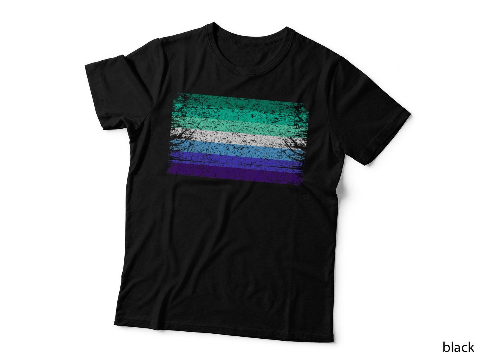 MLM LGBT Gay Male Pride Flag Vintage Shirt - Gaymlm Flag T-Shirt