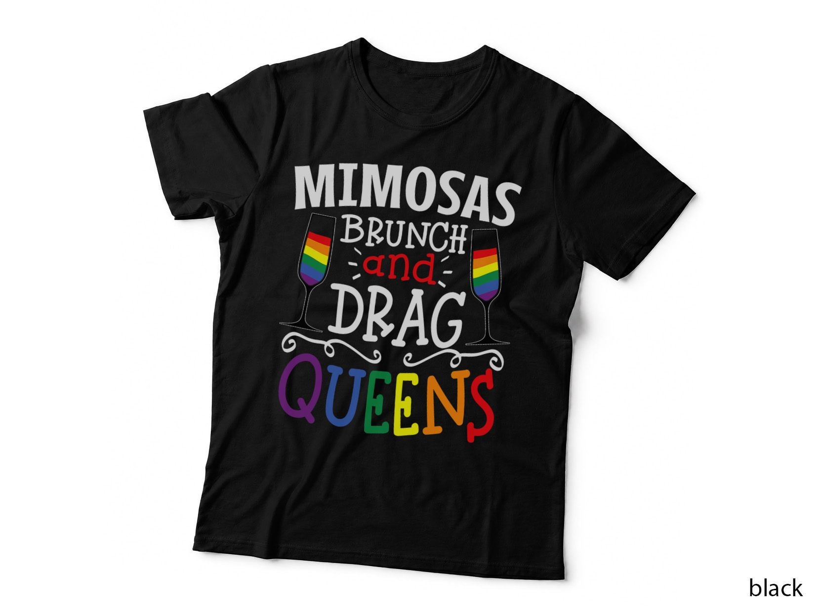 Mimosas Brunch and Drag Queen Lgbtq+ Lgbt T-Shirt