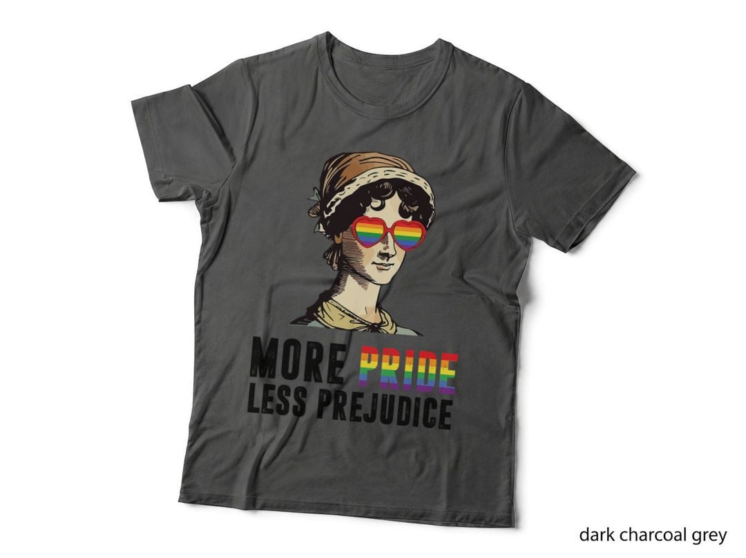 More Pride Less Prejudice Lgbt Gay Proud Ally Pride Month T-Shirt