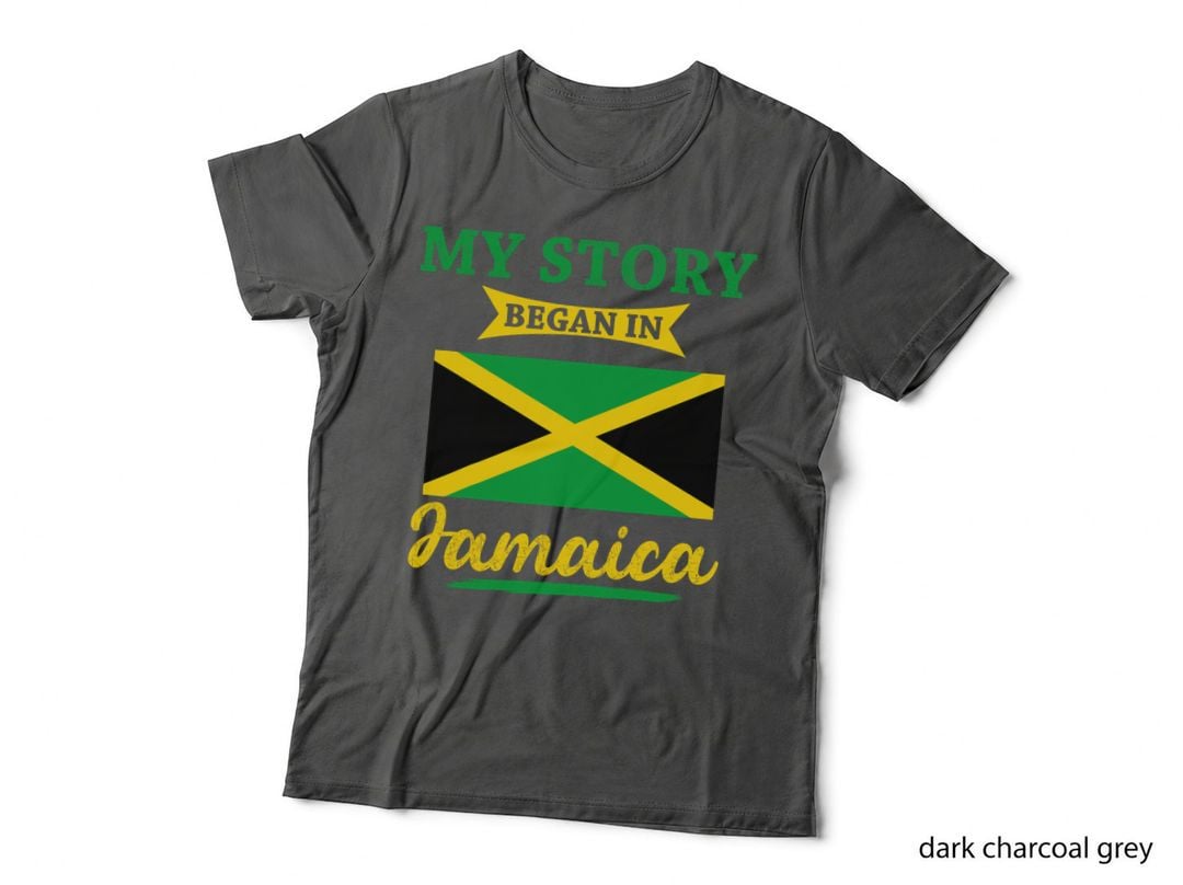 My Story Began in Jamaica Lovers Jamaica Pride Jamaicans T-Shirt