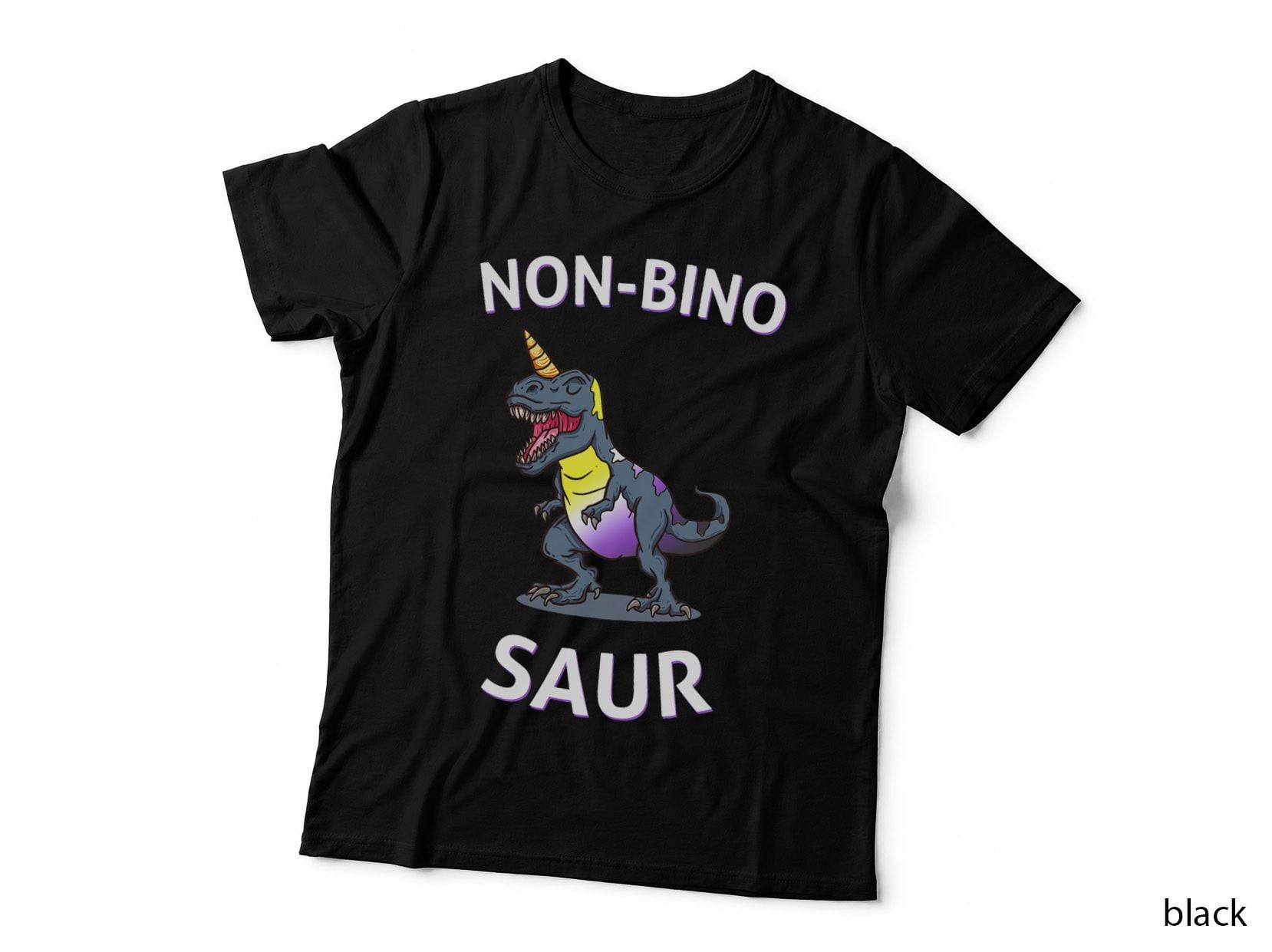 Non Binary Pride Flag Colors Nonbinary Transgender Support T-Shirt