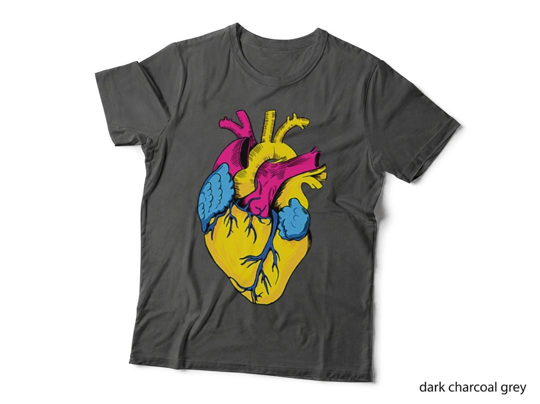 Pansexuality Pan Flag LGBT Pride Pansexual Hearts T-Shirt