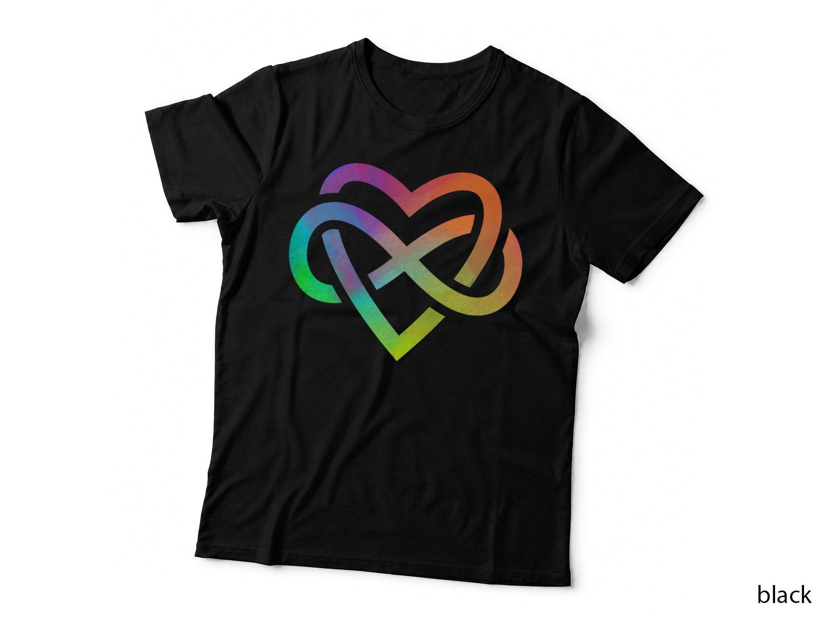 Polyamory Infinity Heart Symbol Neverending Love LGBT Gift T-Shirt