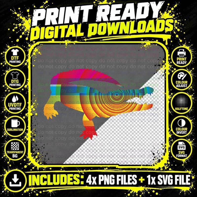 Pride Ally Allygator Alligator Lesbian Gay Trans Graphic Png SVG Digital Bundle