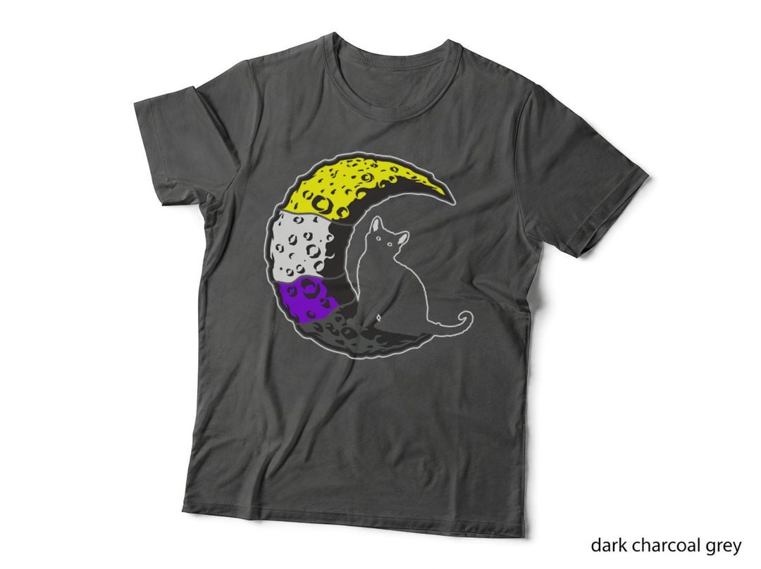 Pride Month Non-Binary Cats LGBT Flag Proud T-Shirt