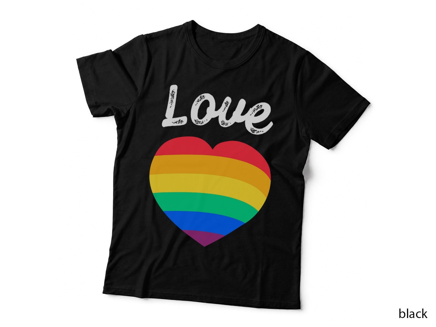 Pride Month, Rainbow Heart, Gay and LGBT T-Shirt