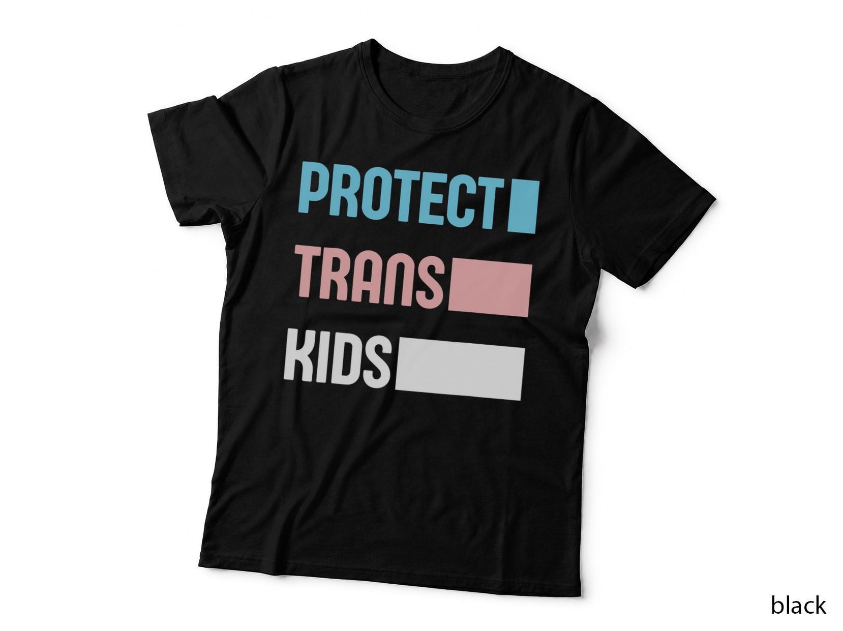 Protect Trans Kids LGBT Support LGBT Pride Transgender Flag T-Shirt