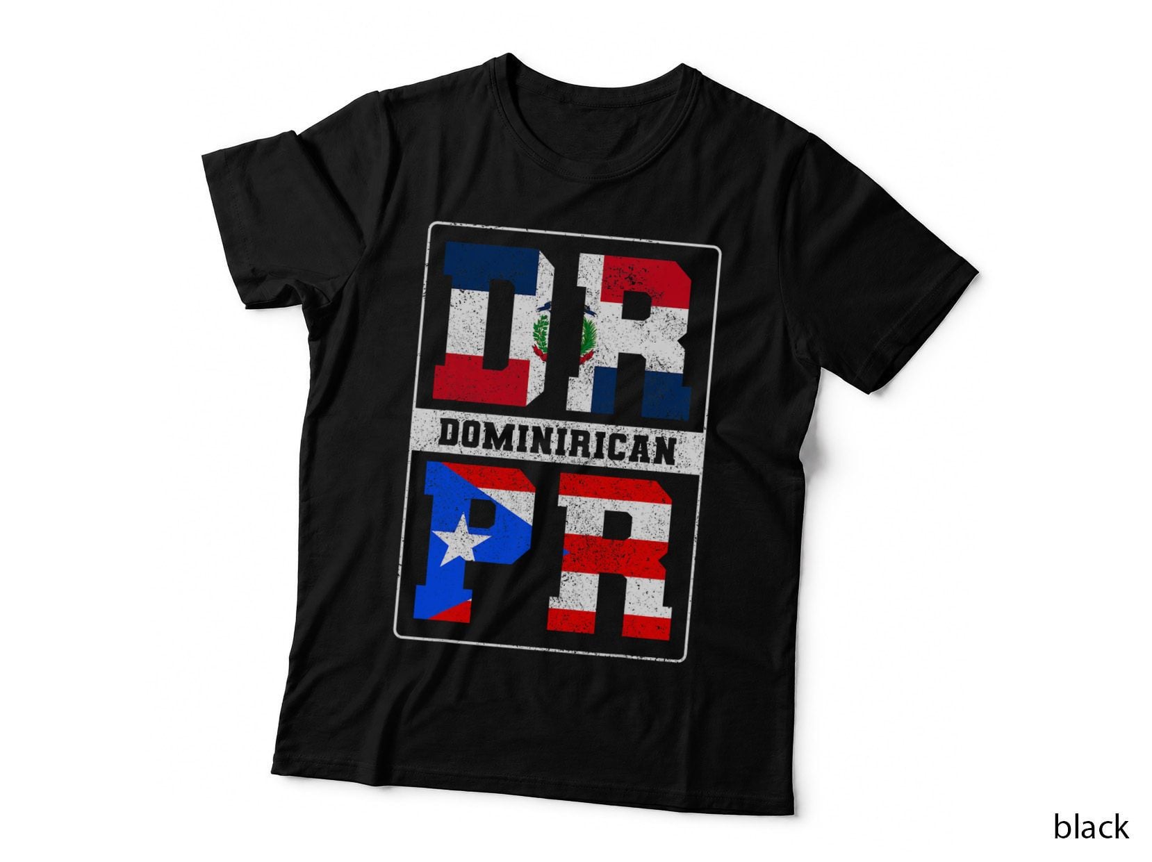 Puerto Rican Dominican Republic Dominirican Flag Pride T-Shirt