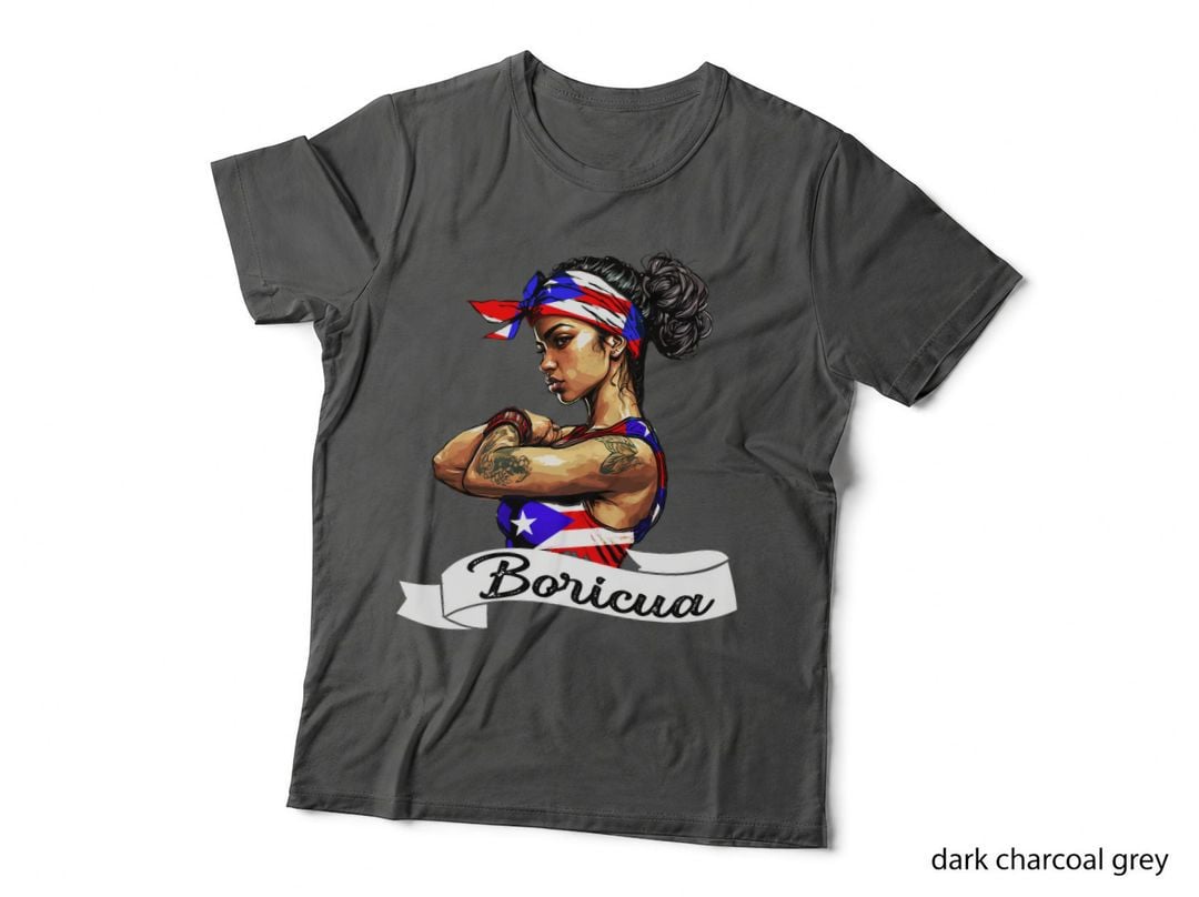 Puerto Rican Girl Boricua Puerto Rico Flag Pride Women Mujer T-Shirt