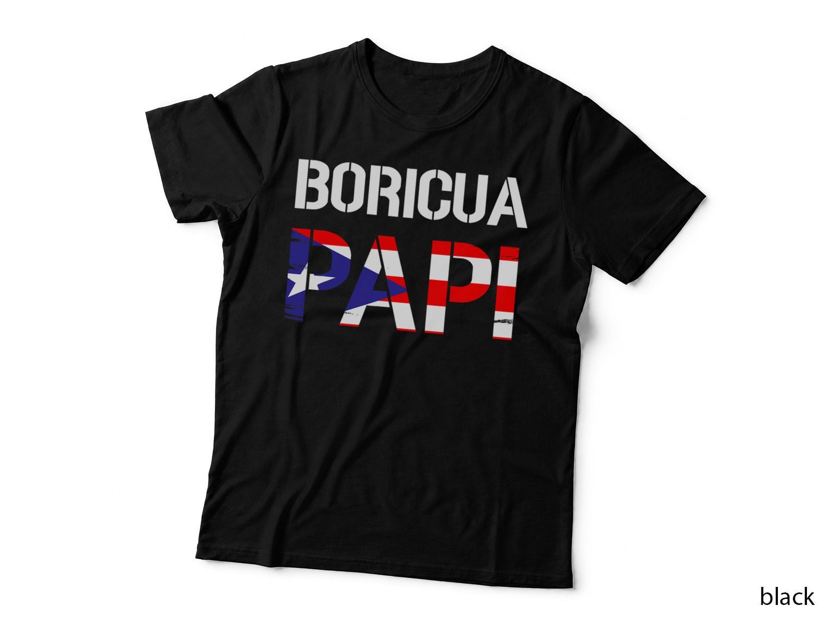 Puerto Rico Boricua Papi Puerto Rican PR Pride Flag DNA T-Shirt