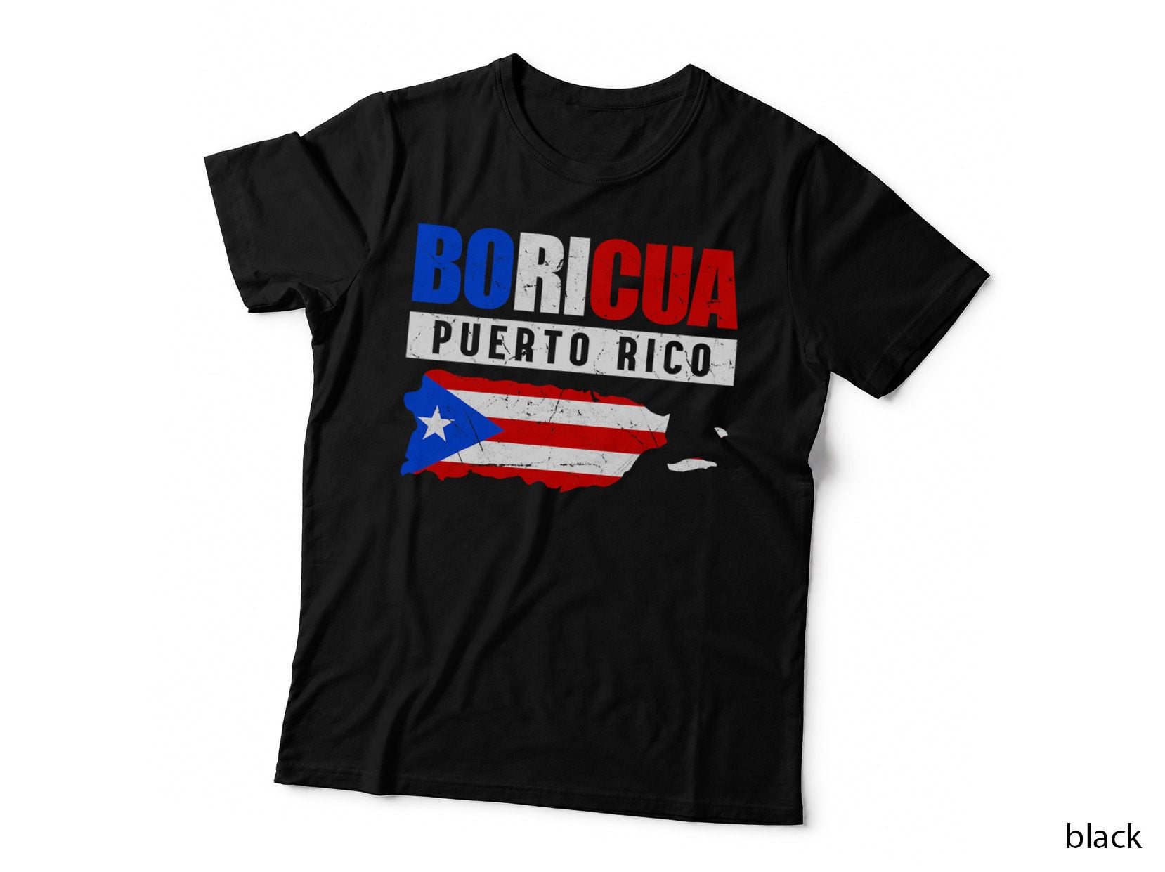 Puerto Rico Flag Boricua Pride Puerto Rican Mens Kids T-Shirt