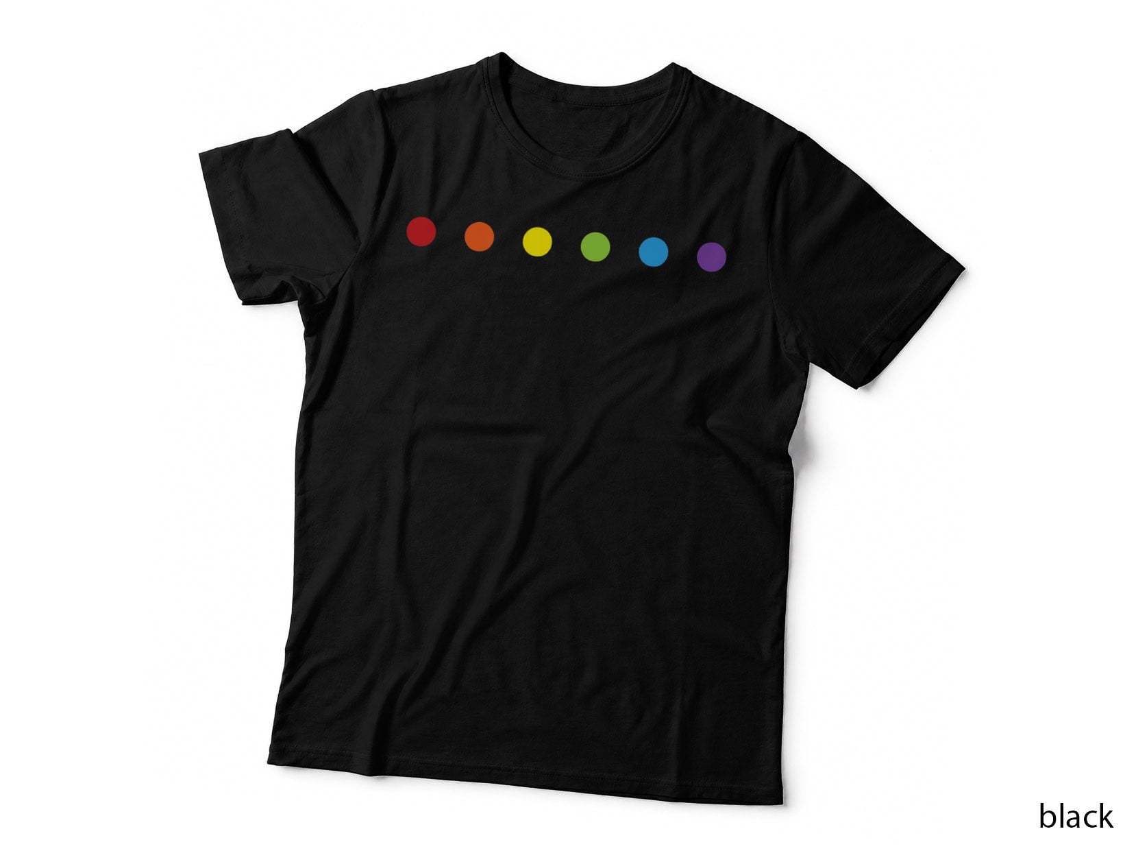 Rainbow Polka Dot Gay Pride Colors LGBTQ Ally T-Shirt
