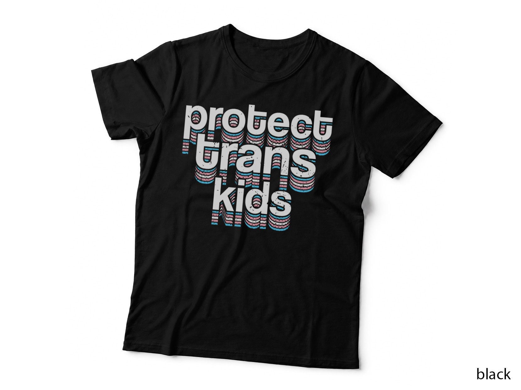 Retro LGBT Support Protect Trans Kid LGBT Pride Funny T-Shirt