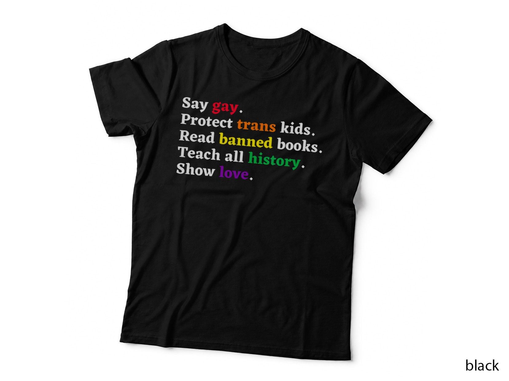 Say Gay Protect Trans Kids Read Banned Book, Trans Support T-Shirt