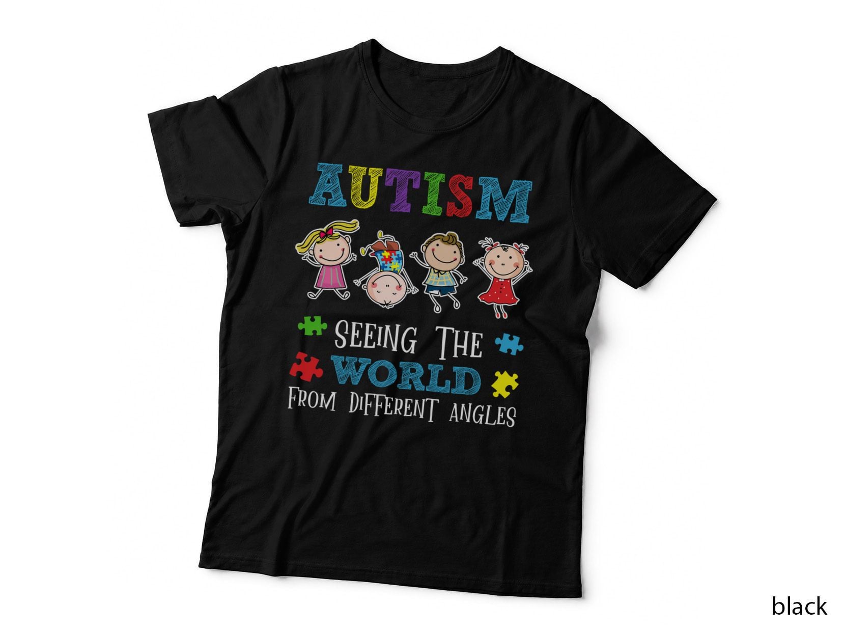 Seeing the World from Different Angles Shirt, Inspirational, Pride, Gift T-Shirt