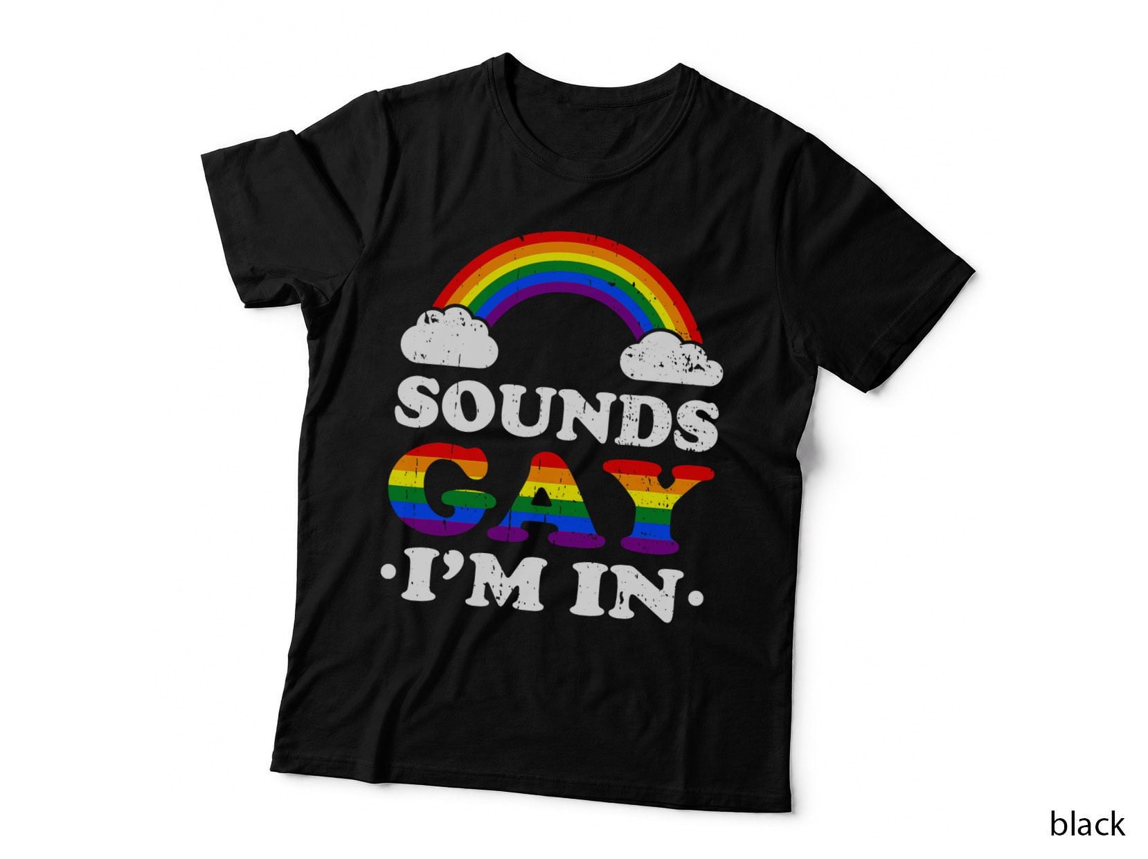 Sounds Gay I'm in Pride Month LGBT Homosexual Rainbow T-Shirt
