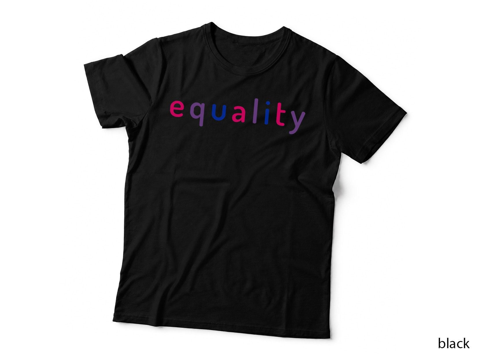 Subtle Pride Bisexual Equality Lgbtqia+ LGBT Modern T-Shirt