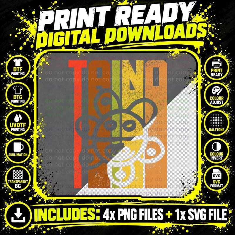 Taino Boricua Puerto Rico Rican Boriken Pride Taina Png SVG Digital Bundle