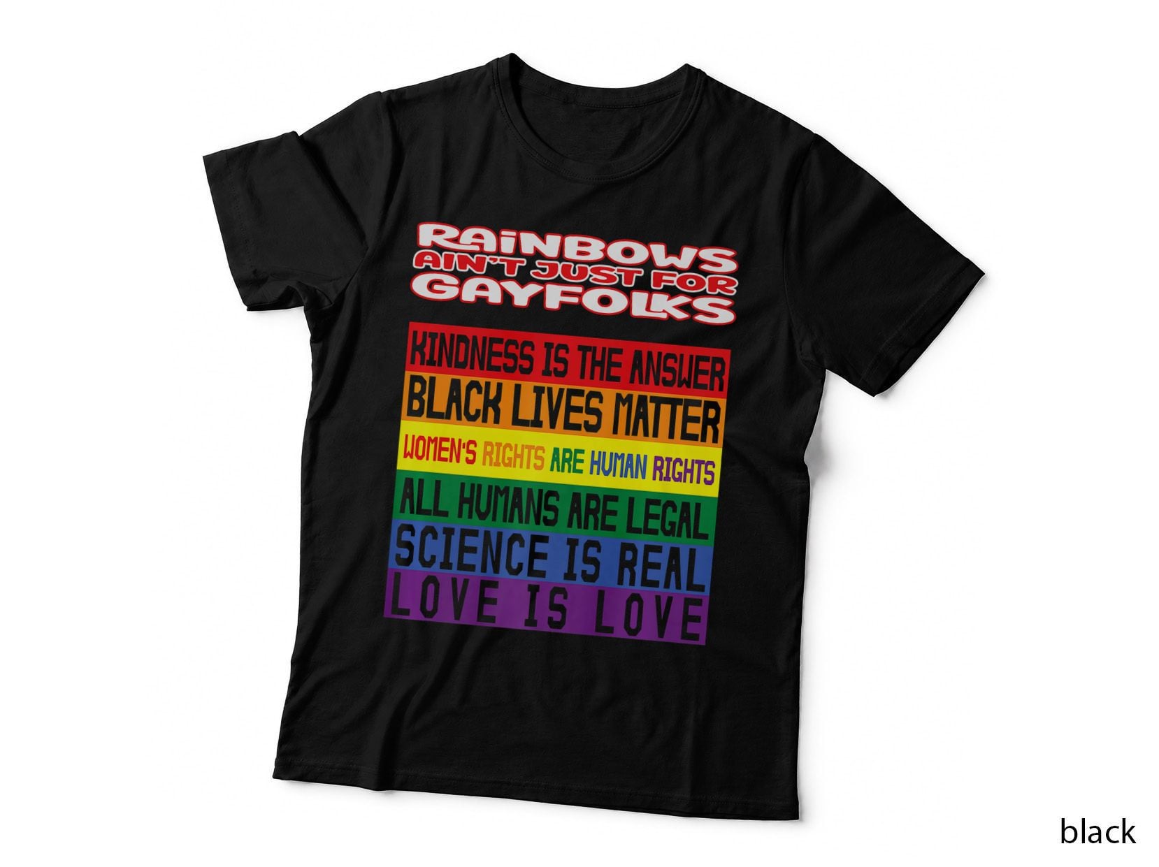 The Rainbow Is for Everyone Pride 21st Century LGBT QI, Gay Pride T-Shirt