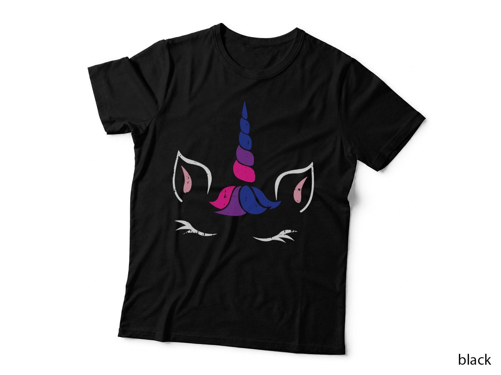 Unicorn Costume Bisexual Pride Magical Proud LGBT-Q Ally T-Shirt
