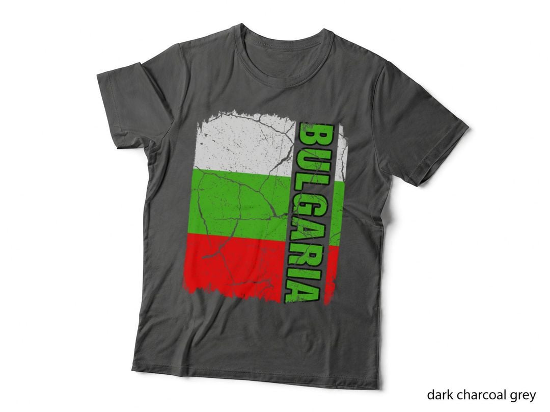 Vintage Bulgarian Flag Bulgaria Pride Roots Heritage Gift T-Shirt