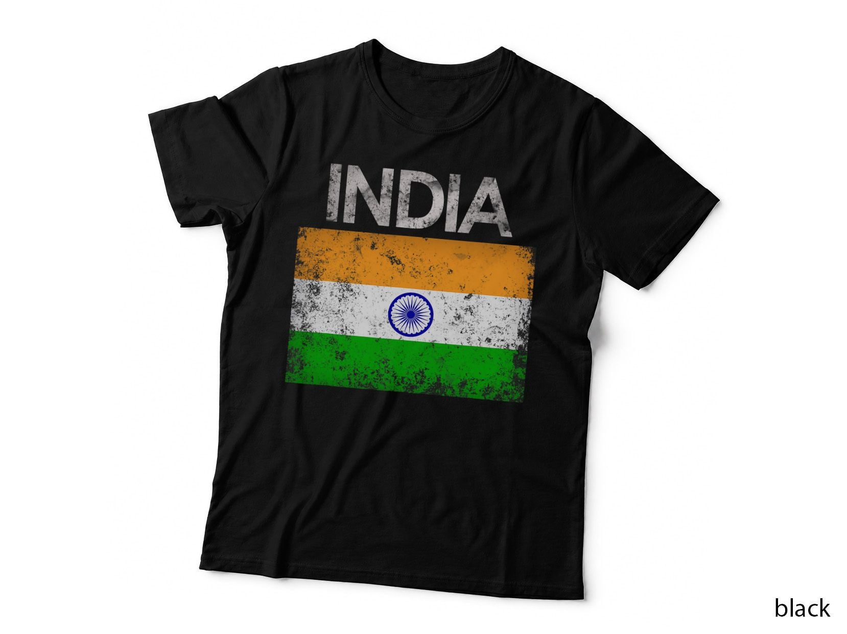Vintage India Indian Flag Pride Gift T-Shirt