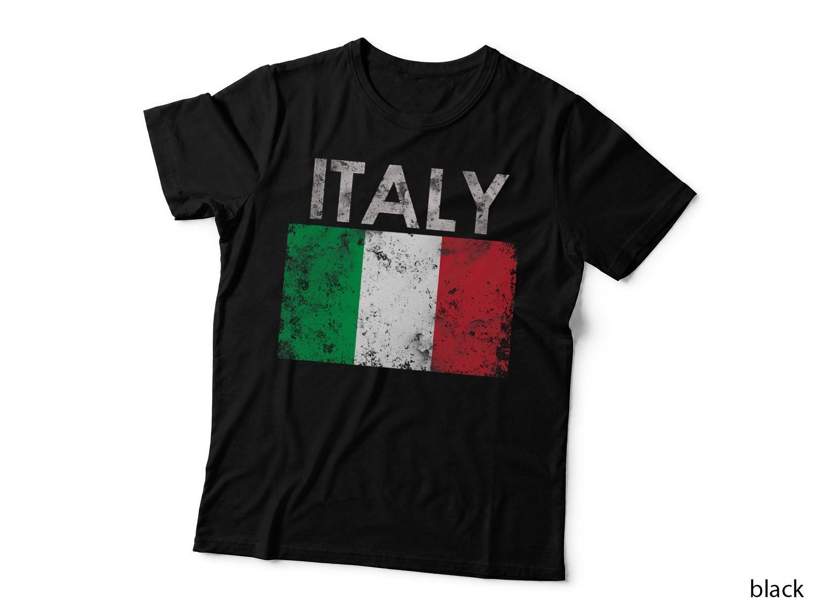 Vintage Italian Italy Flag Pride Gift T-Shirt