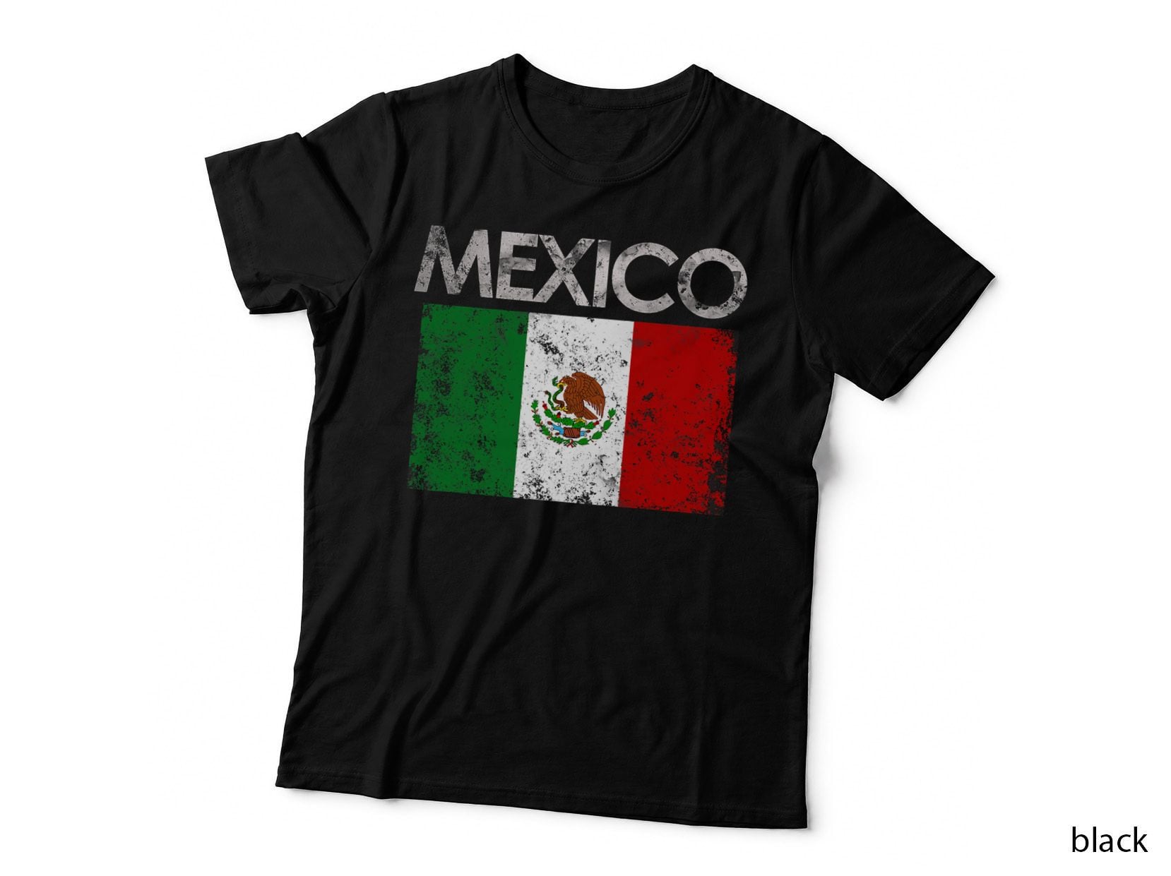 Vintage Mexico Mexican Flag Pride Gift T-Shirt