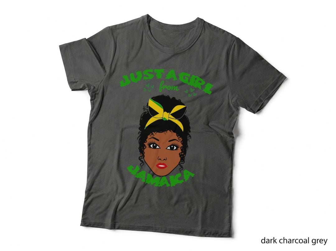 Women Jamaican Pride Just a Girl from Jamaica Flag Jamaica T-Shirt