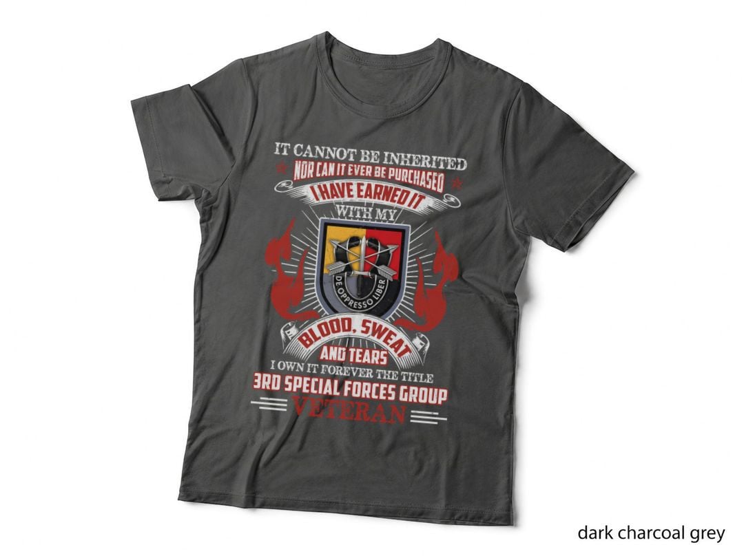 3rd Special Forces Group Veteran T-Shirt, Military Pride Apparel