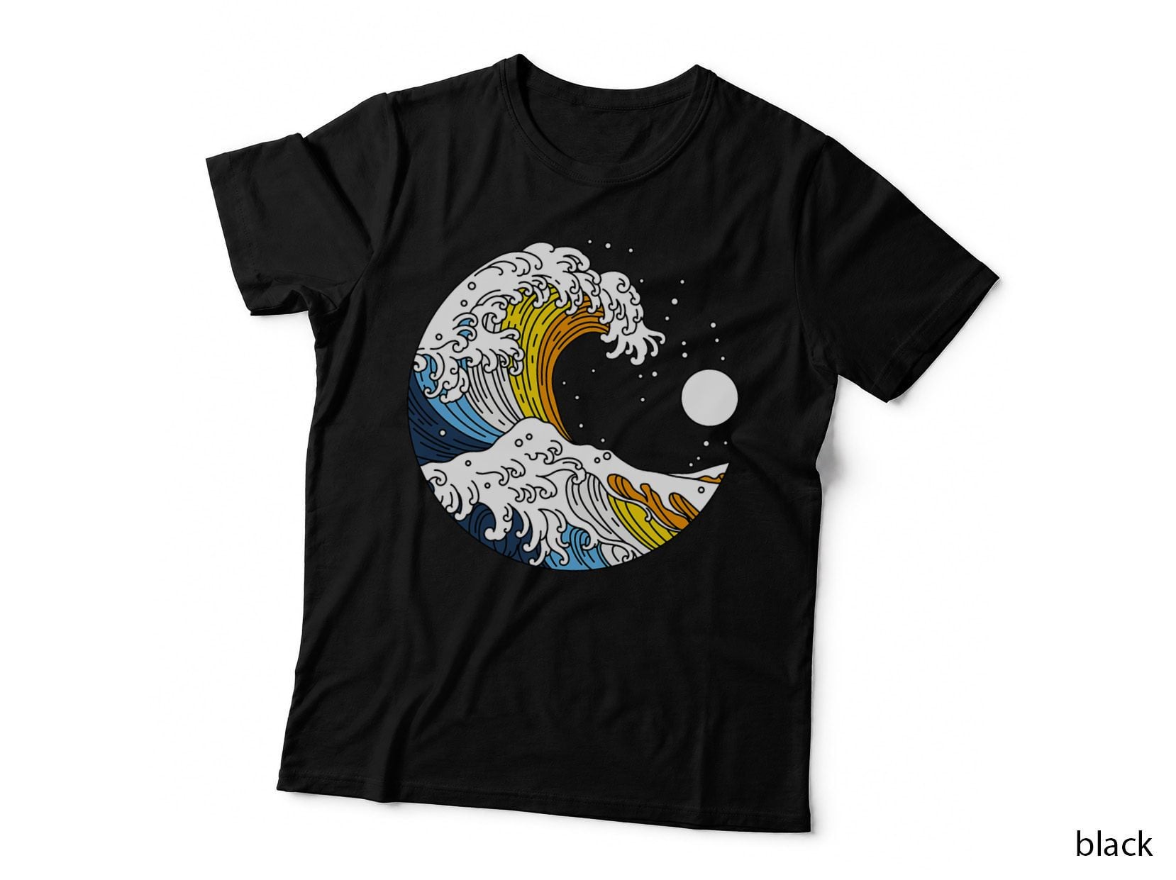 Aroace Pride Aro Ace Aromantic Asexual Flag Japan Great Wave T-Shirt