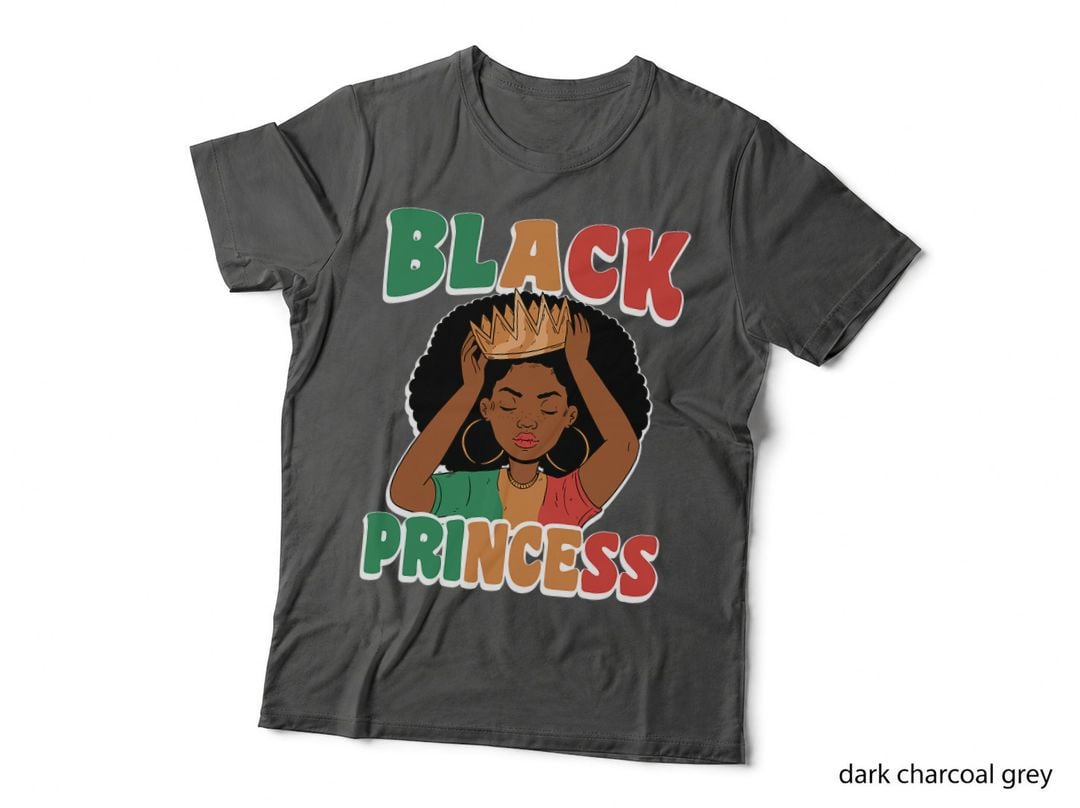 Black Princess T-Shirt, African American Pride, Black History Month