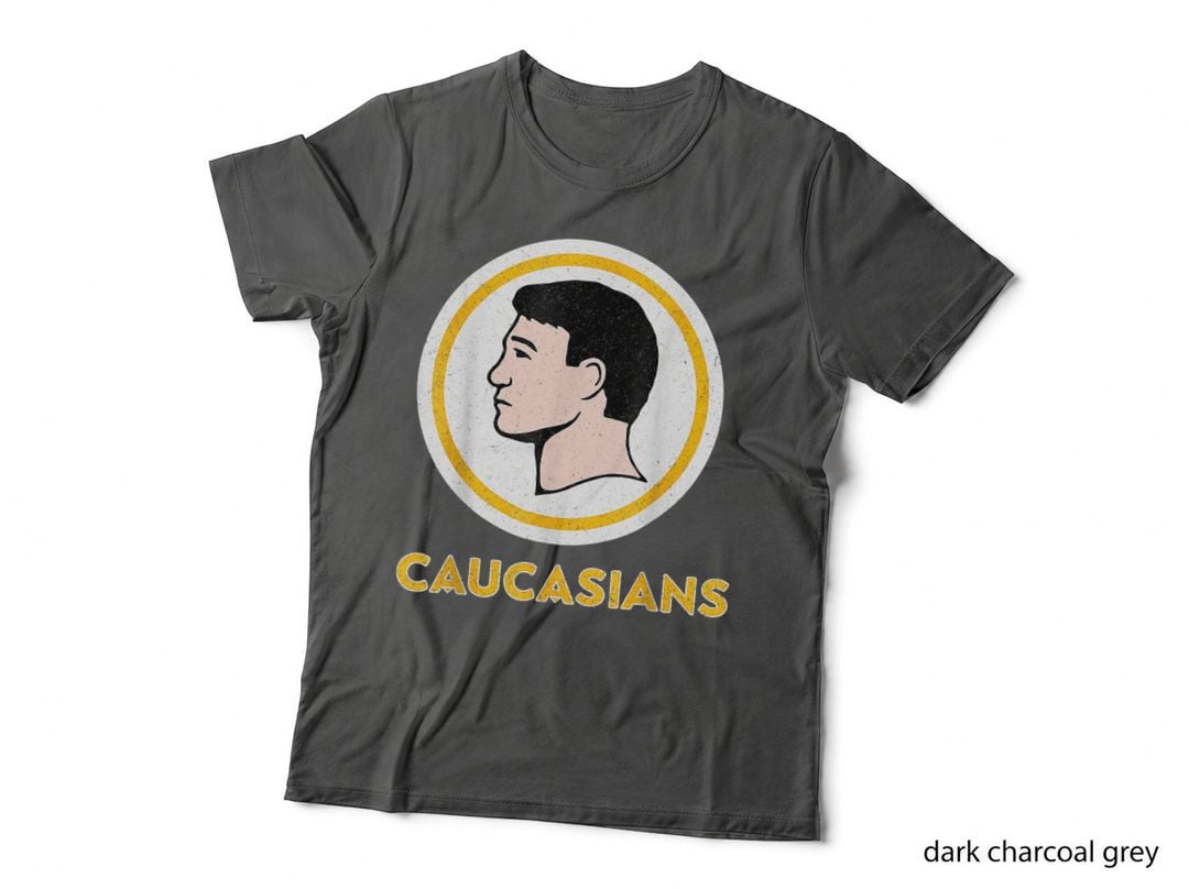 Caucasians Funny Vintage Caucasians Pride, Throwback T-Shirt