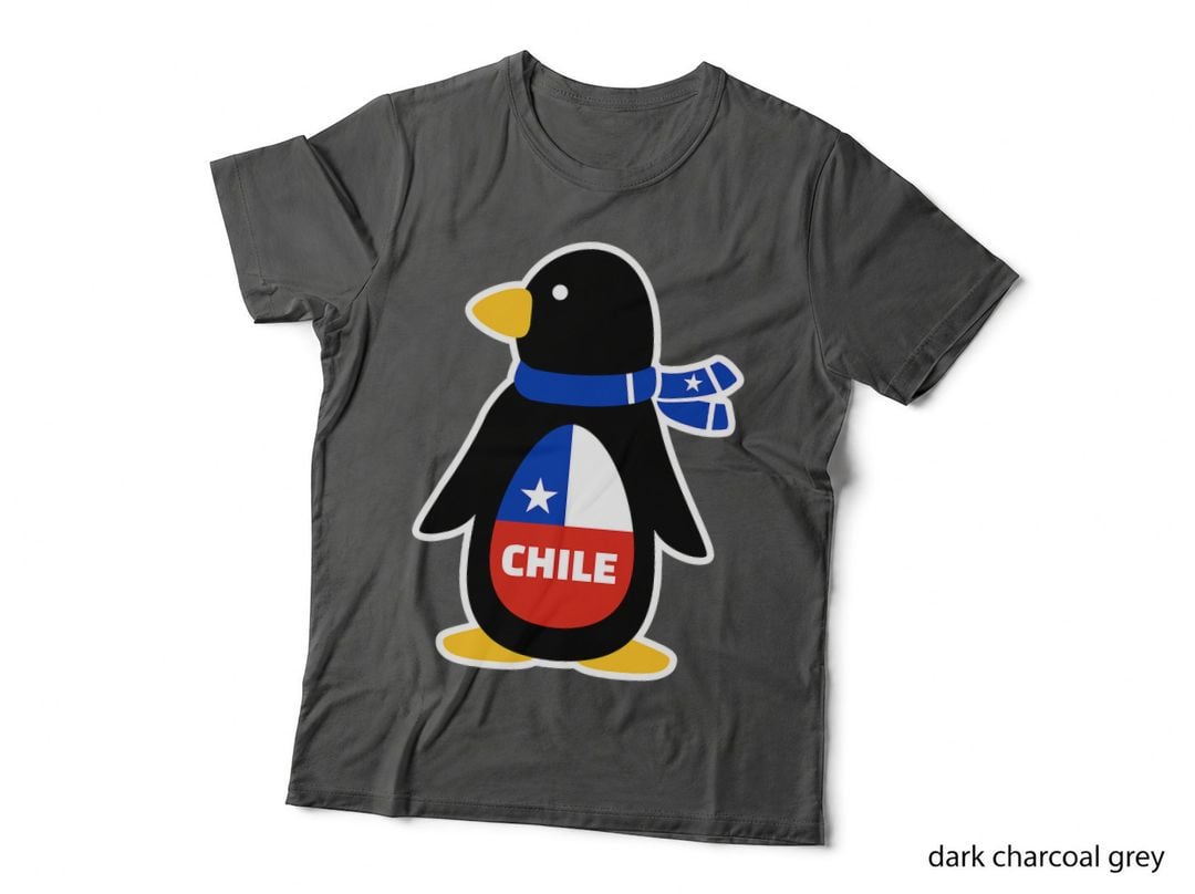 Chile Penguin T-Shirt, Patriotic, Country Pride
