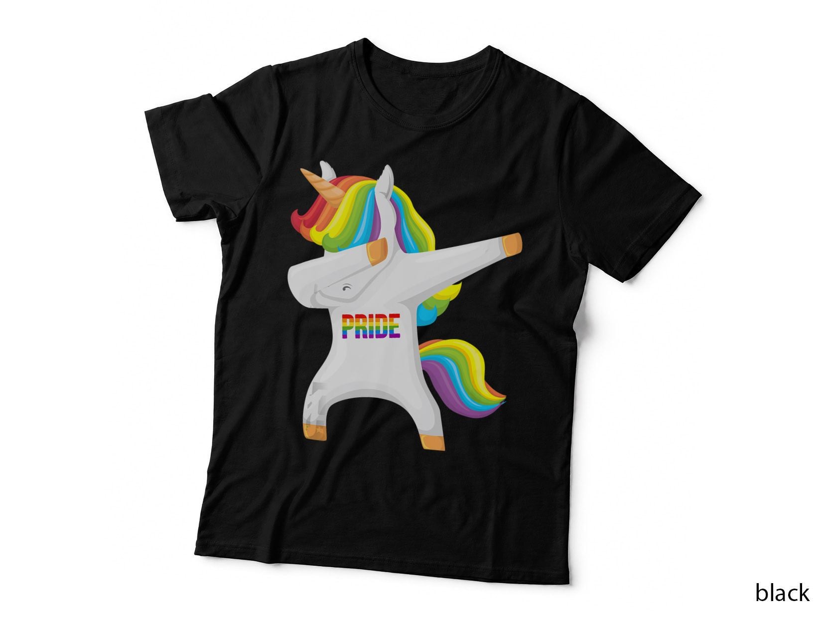 Gay Pride Dabbing Unicorn Funny LGBTQ, Gay Pride T-Shirt